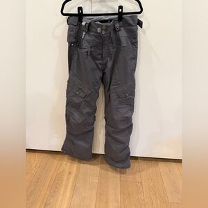 Smarty 3 in 1 Charcoal Cargo Pants for Women